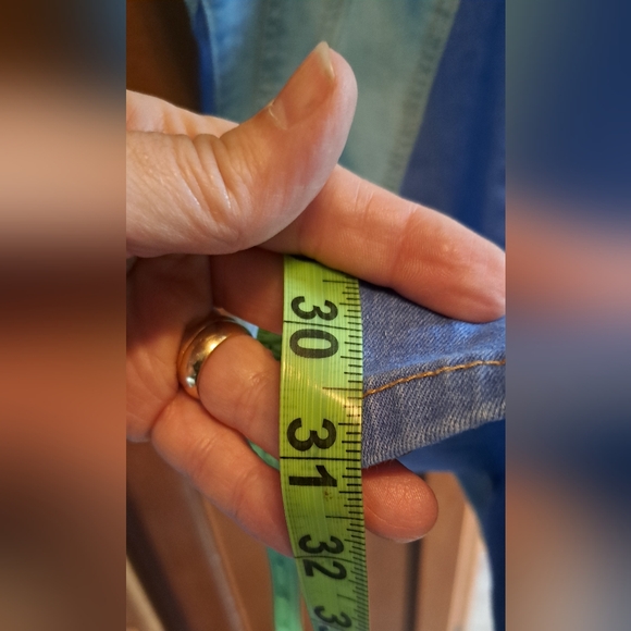 My Boo Color Block Skinny Denim Pant/Jeans Light Blue-Dark Blue Contrast LRG - Picture 7 of 7